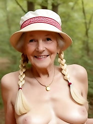 Remarkable experienced cougar enjoys to pose