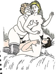 Horny older females are playing alone