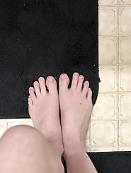 Filthy experienced girlfriend is playing alone